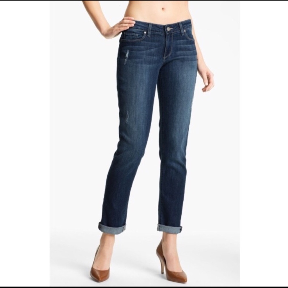 🔥 Paige Jimmy Jimmy Skinny distressed. Sz26